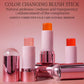 6 color jelly blush stick cream color changing lips cheeks natural brightening