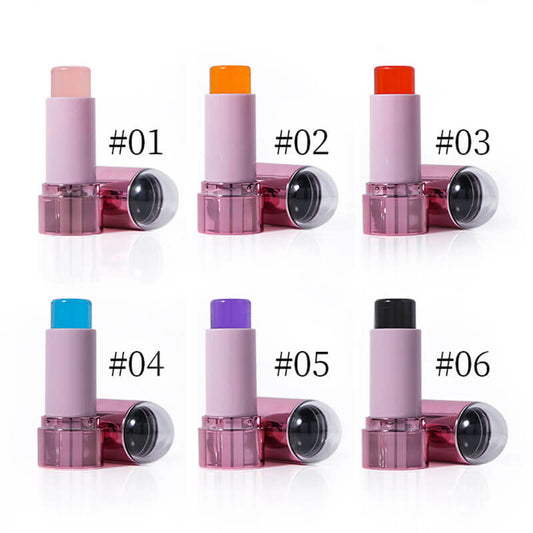 6 color jelly blush stick cream color changing lips cheeks natural brightening