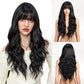 5 color long wigs long wave hair gradient sexy woman 26 inch