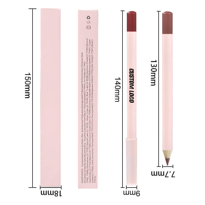 26 color pink lip liner matte cream nude high pigmented lip pencil