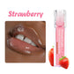 4 color lip oil roll-on clear lip gloss fruity flavored moisturizing