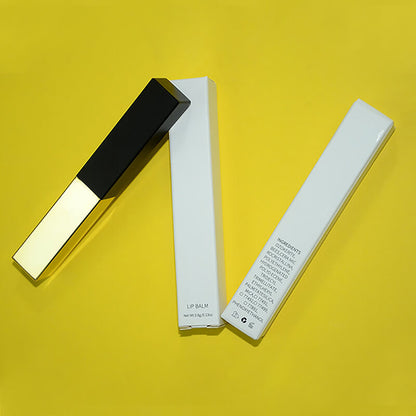 Colorless lip balm hydrating lip mask moisturizing small gold bar