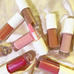 28 color lip gloss lip glaze high pigmented moisturizing short fat tube