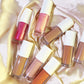 28 color lip gloss lip glaze high pigmented moisturizing short fat tube