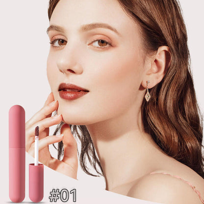 6 colors lip gloss lip glaze bullet nude vegan high pigmented