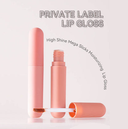 6 colors lip gloss lip glaze bullet nude vegan high pigmented