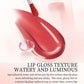 22 color lip gloss lip glaze non-stick high pigmented square tube