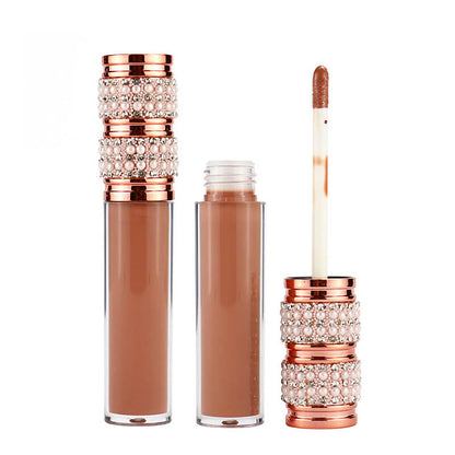 40 color lip gloss nude lip glaze long lasting vagen gold tube (color 01-30)