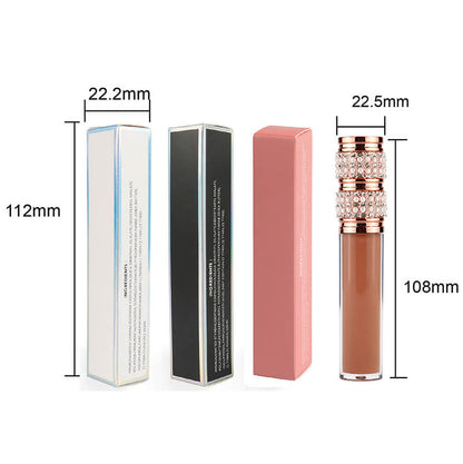 40 color lip gloss nude lip glaze long lasting vagen gold tube (color 01-30)