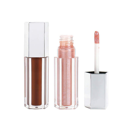 40 color lipgloss nude shimmer lip tint long lasting silver tube (color 01-30)