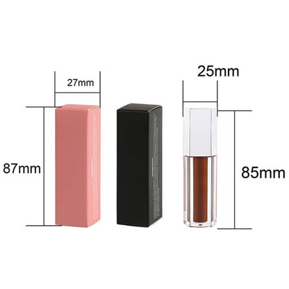 40 color lipgloss nude shimmer lip tint long lasting silver tube (color 01-30)