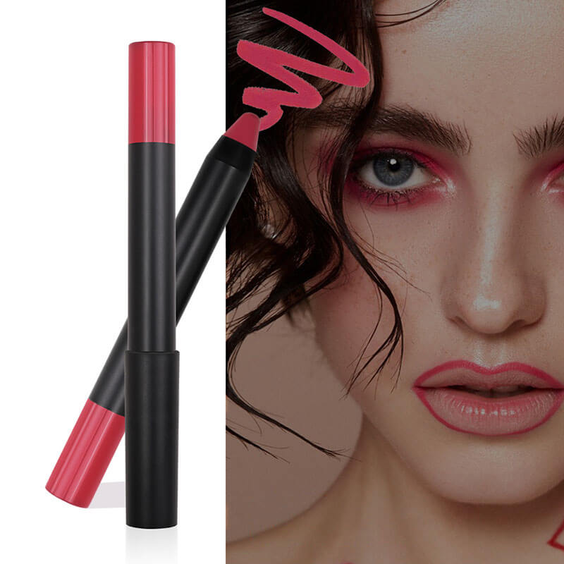 9 color matte lip liner with sharpener lipstick pencil waterproof long lasting