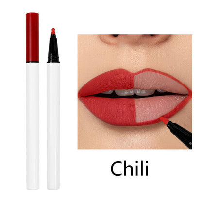 4 color liquid lip liner matte velvet waterproof long-lasting high pigmented