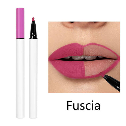 4 color liquid lip liner matte velvet waterproof long-lasting high pigmented