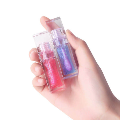 7 color lip oil clear lip gloss fruit lip plumping oil temperature changing