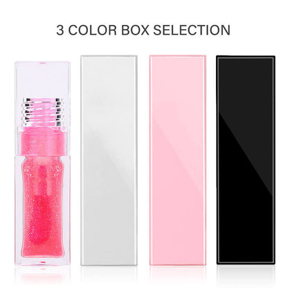 7 color lip oil clear lip gloss fruit lip plumping oil temperature changing