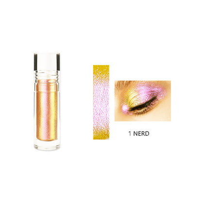 6 color chameleon liquid eyeshadow highlighter shining lipstick