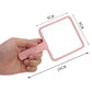 6 color makeup mirror suqare shape portable handheld gift mirrors