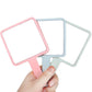 6 color makeup mirror suqare shape portable handheld gift mirrors