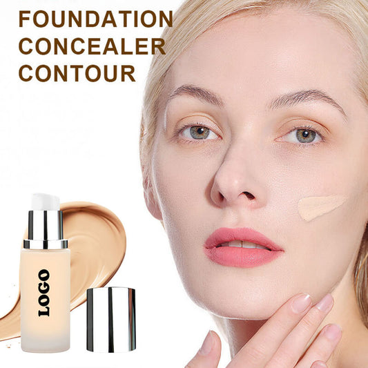 18 color liquid foundation makeup base full coverage waterproof vegan