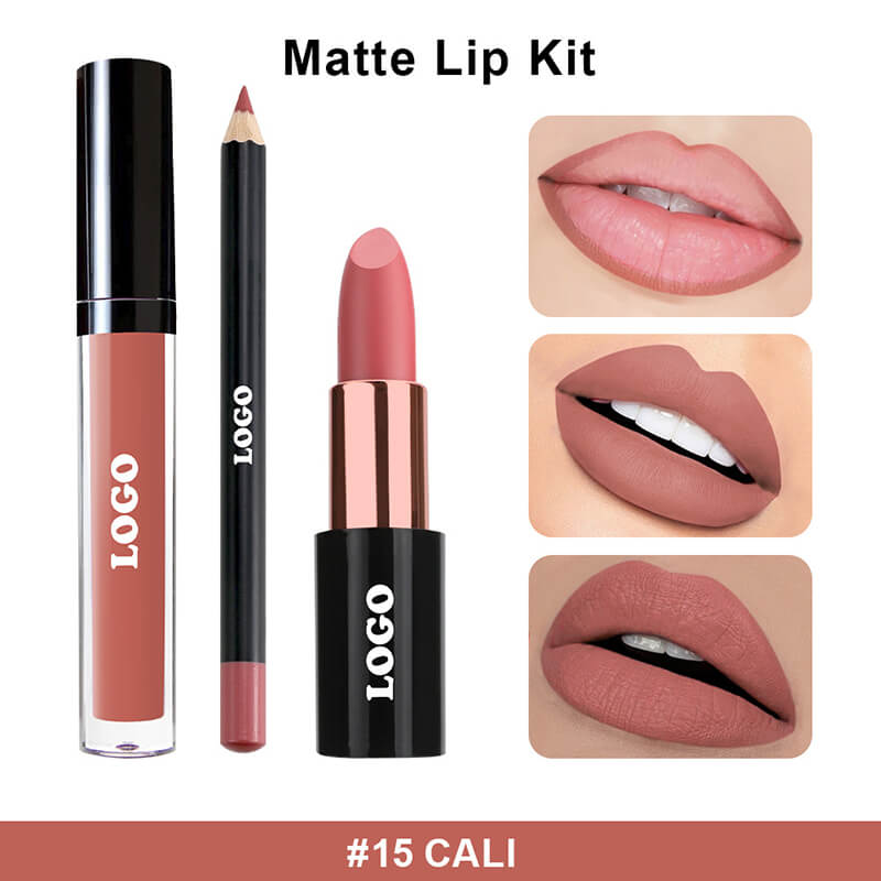 10 color 3 in 1 lip set matte lipstick lip stain lip liner gift kits