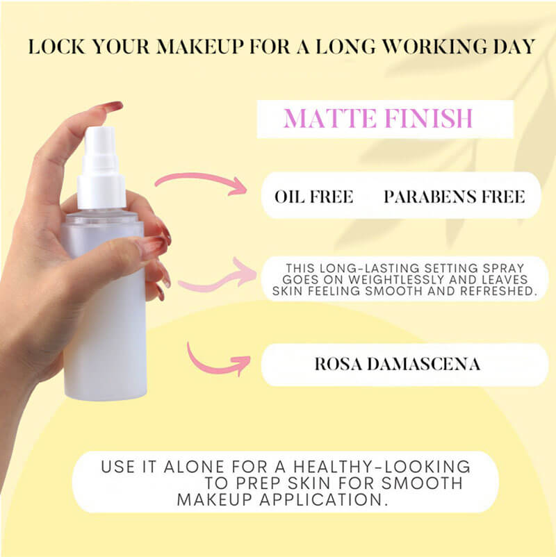 Makeup setting spray moisturizing matte finish long-lasting 100ml