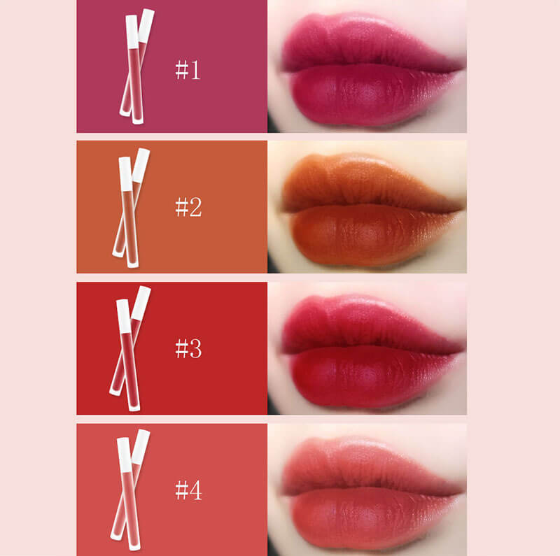 7 color matte lipstick moisturizing lip gloss velvet lip glaze no dry