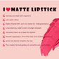 24 color matte lipstick high pigmented long lasting gold tube