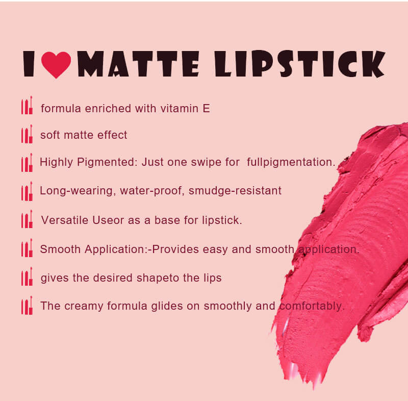 24 color matte lipstick high pigmented long lasting gold tube