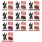 10 color 2 in 1 lip gift kit matte lipstick & lip stain & lip liner set