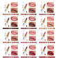 12 color 2 in 1 lip gift kit matte liquid lipstick cream lipstick lip liner