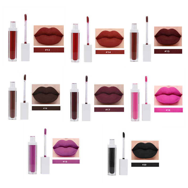 20 color matte lipstick liquid non-stick long lasting waterproof