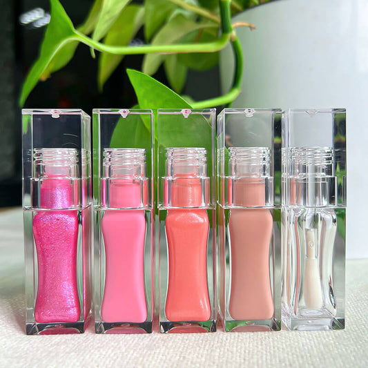 40 color matte liquid lipstick long lasting non-stick vegan clear tube (Color 31-40)