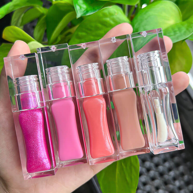 40 color matte liquid lipstick long lasting non-stick vegan clear tube (Color 01-30)