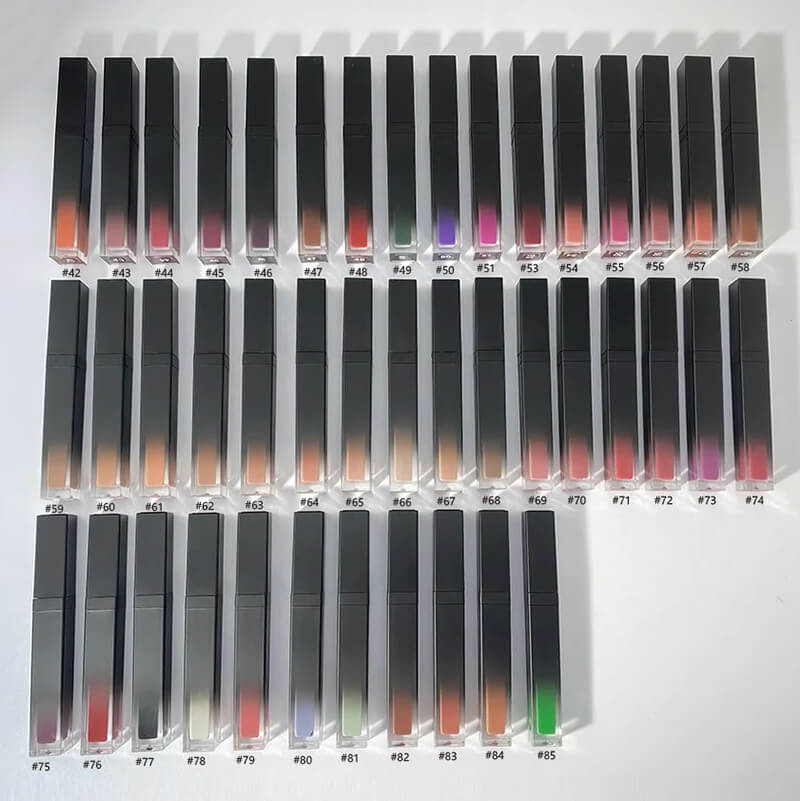 85 color liquid lipstick matte waterproof gradient tube (Color 31-60)