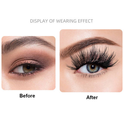 Mink eyelashes silk eyelash 3d lash handmade extension curl natural