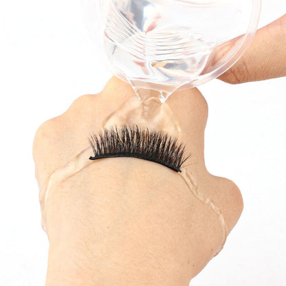 Self-adhesive false eyelashes reusable eyelash set glue-free thick