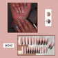 Salon press on nails long gems women false nails