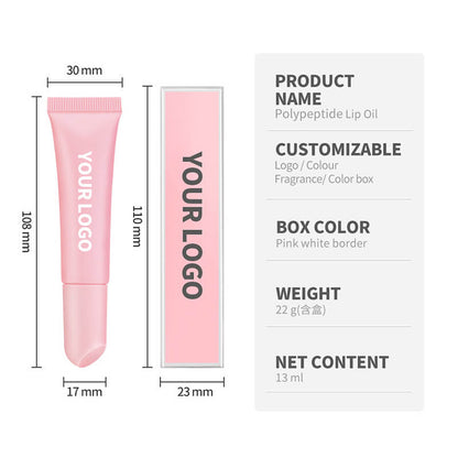 39 color nude lip gloss lip glaze high pigment plumping pink tube (color 01-33)