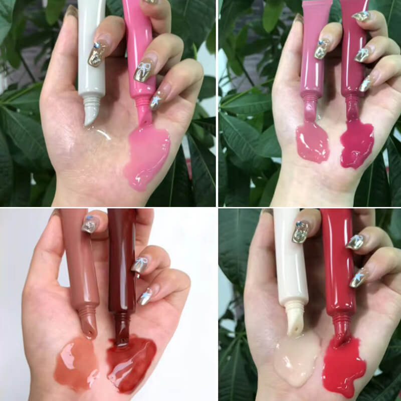 15 color peptide lip tint lip gloss watery lip glaze moisturizing