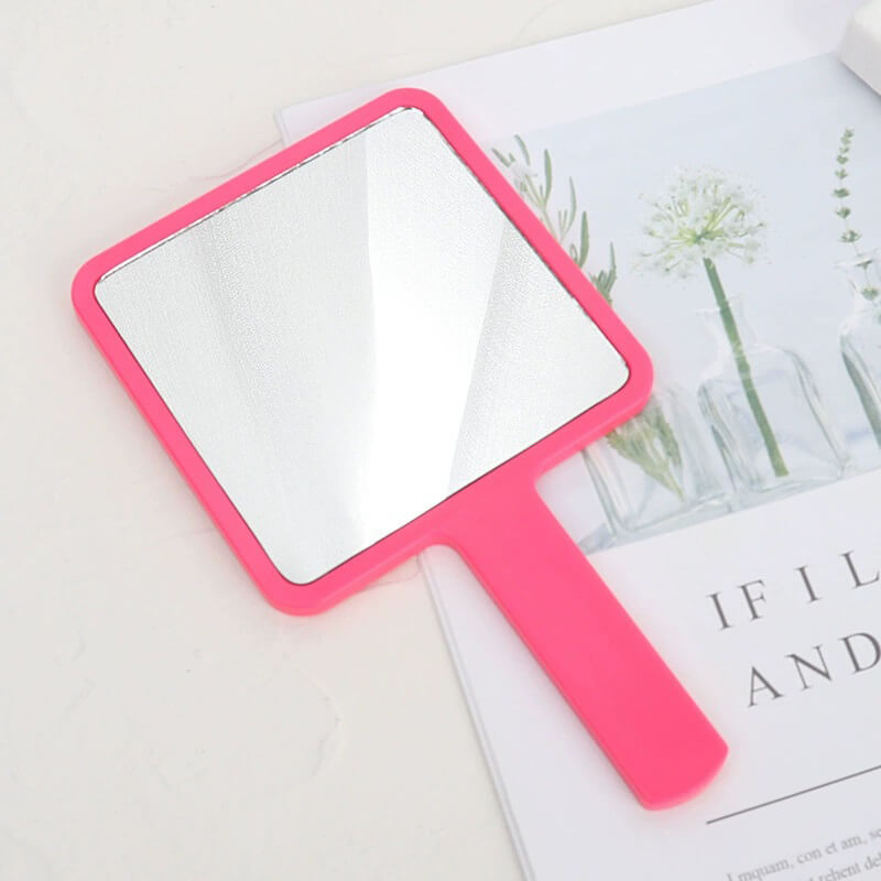 6 color makeup mirror suqare shape portable handheld gift mirrors