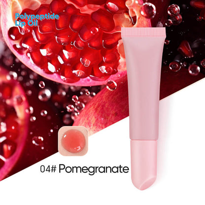 6 color polypeptide lip oil Camellia lip balm Arnica repair moisturizing anti-aging