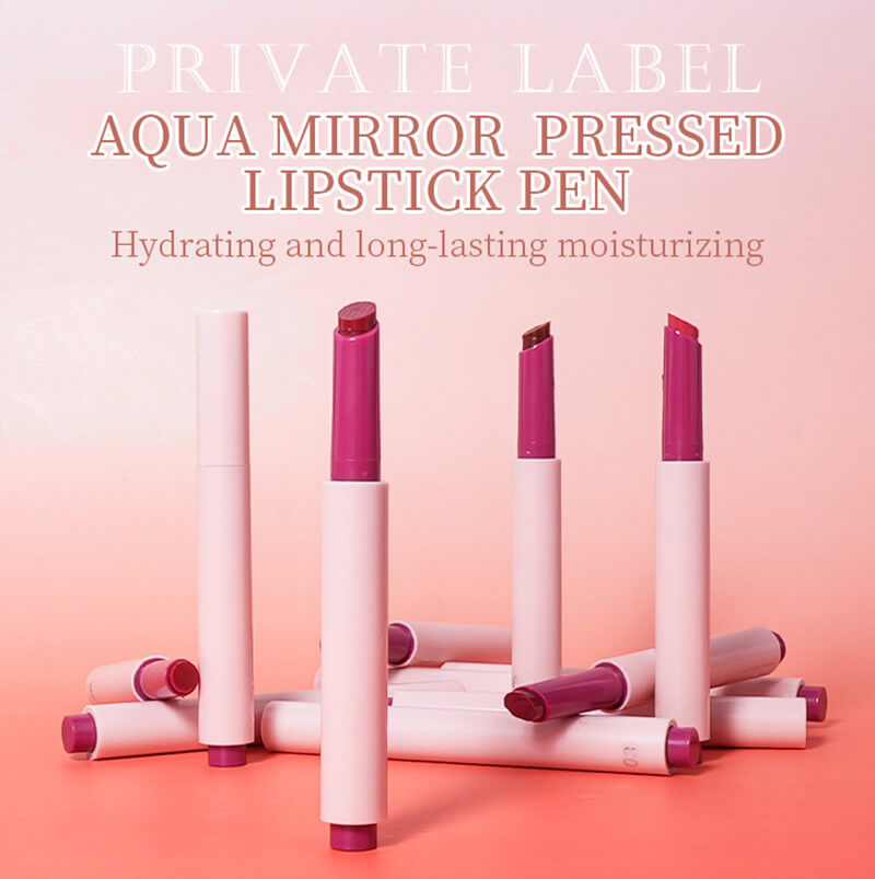 6 color press-on lip gloss lipstick pen moisturizing plumping high pigmented