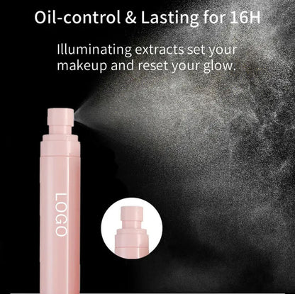 Makeup setting spray oil control moisturizing vegan pink 100ml