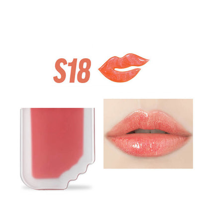 26 color lip gloss shimmer glitter lip glaze moisturizing print your logo