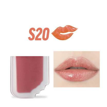 26 color lip gloss shimmer glitter lip glaze moisturizing print your logo