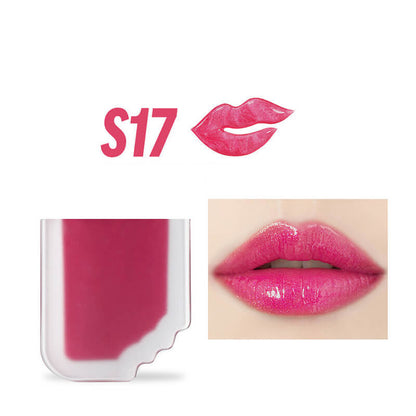 26 color lip gloss shimmer glitter lip glaze moisturizing print your logo