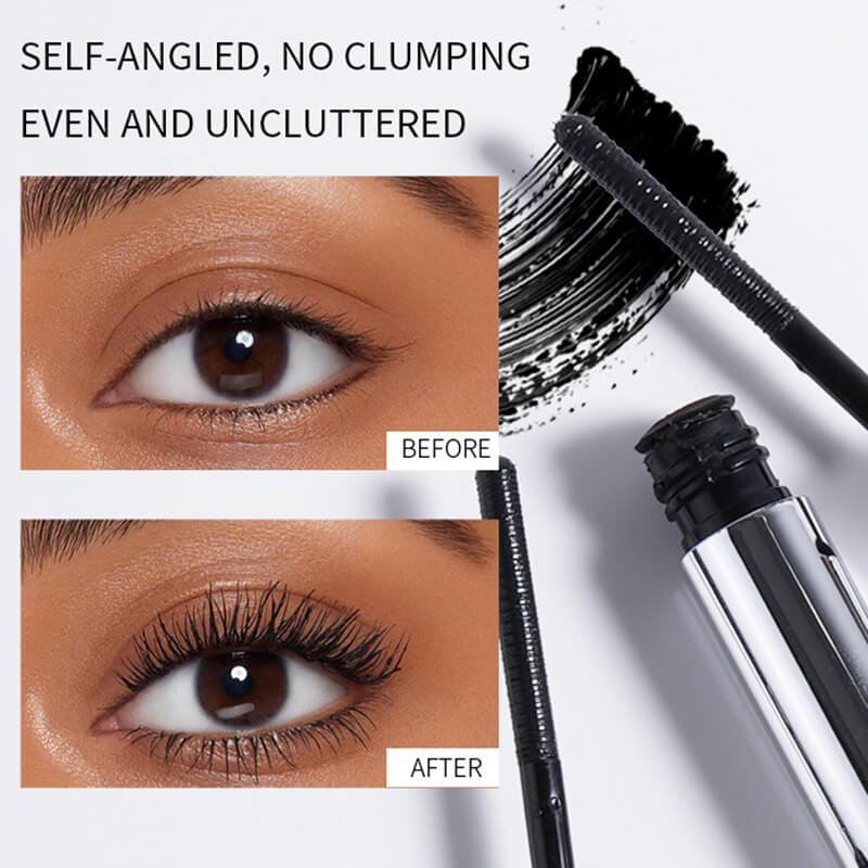 3 color mascara waterproof fiber thick lengthening curling long lasting