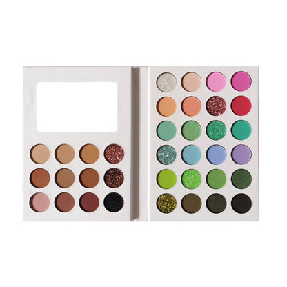 36 color eyeshadow palette book 2 pages high pigmented vegan