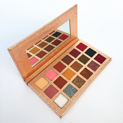 Paleta de sombras de ojos de 18 colores High Pigment Gold